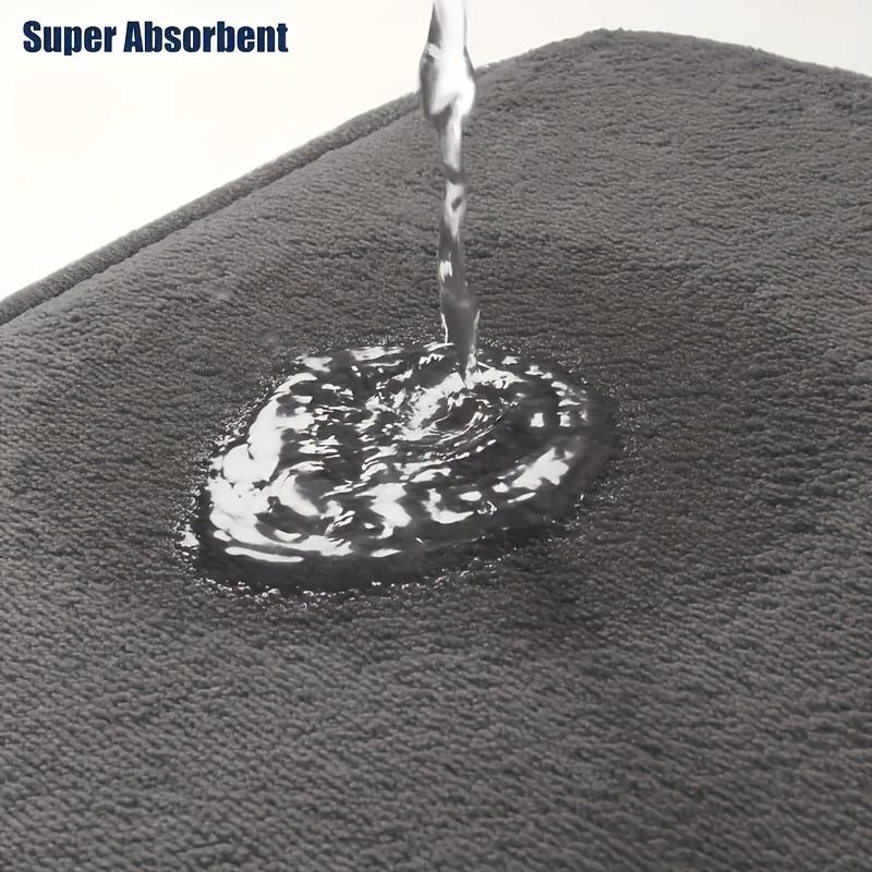 3 шт. Ультраабсорбирующие коврики для ванной, Нескользящие коврики для пола в ванной, Ультрамягкие и удобные премиальные банные коврики, Домашний декор, Коврики для пола