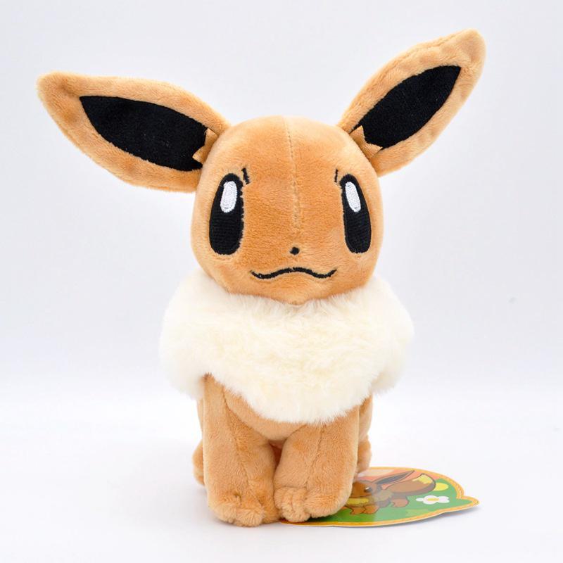20 см маленькая плюшевая кукла Eevee - круглый сидячий дизайн