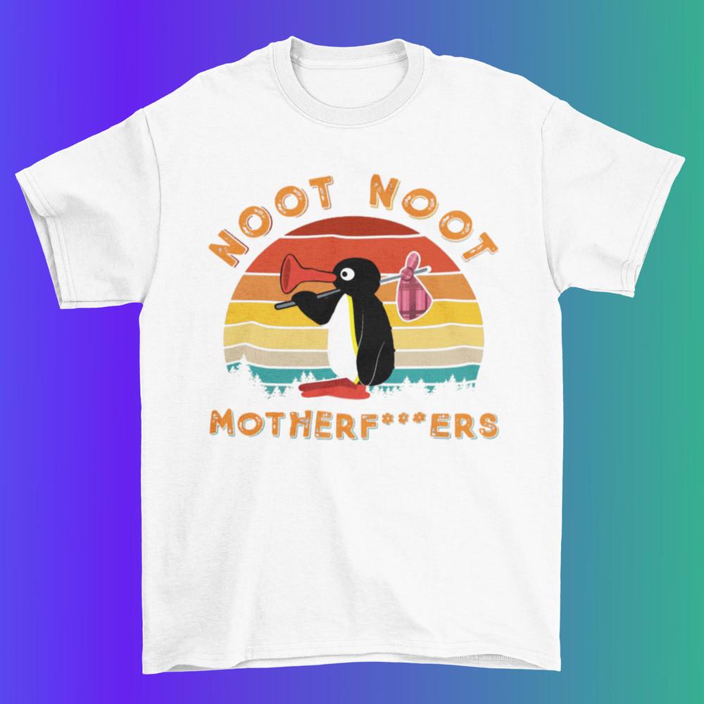 Noot Noot Mother F*ckers Pingu Funny T shirt%100 Premium Quality