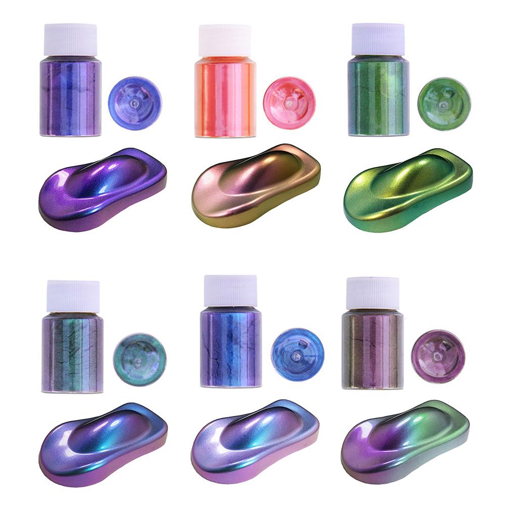 Chameleon Pigment Acrylic Paint Powder Coating For Car Painting Automotive Chameleon 10g Powder Crafts Nail Decorations