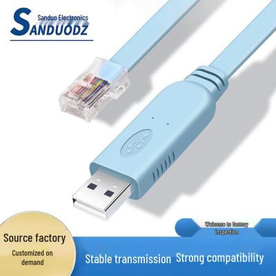 Кабель USB — RJ45 для консоли, последовательный, для отладки RS232 и настройки сети