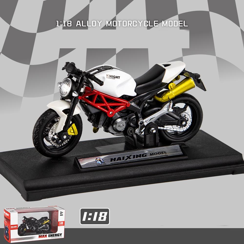 Масштаб 1/18 Monster 795, литая под давлением модель мотоцикла, игрушка для детей, Подарочная коллекция для мальчиков и девочек