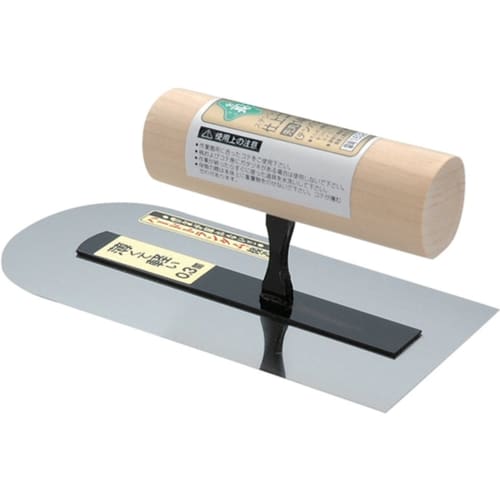 Midoricho Stainless Steel Finishing Trowel, Round Tip, Tenba Trowel, 148mm