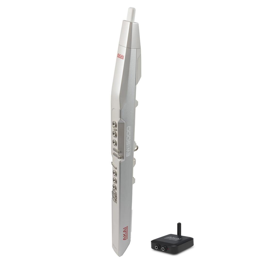 Akai Professional EWI 5000 Электронный духовой инструмент, Беспроводной звук, Дыхание, Белый, Синтезатор, Инструмент, Управление, Встроенная библиотека, Сенсор,