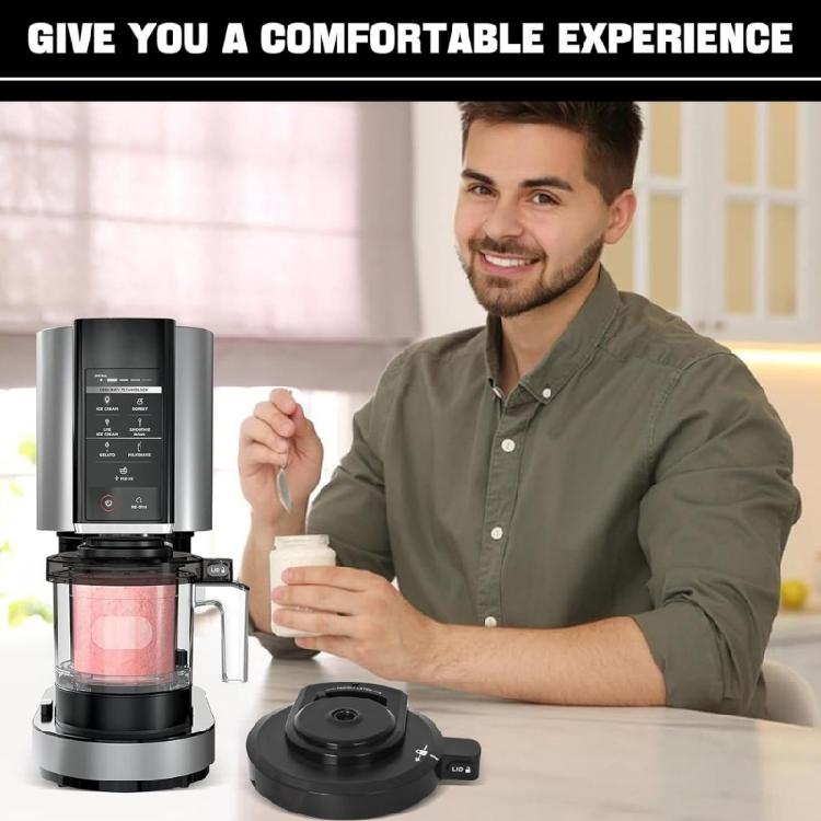 Twist Lock Outer Bowl Cover Replacement for Compatible Ice Cream Machines NC299AMZ NC301 NC300 Heat Resistant