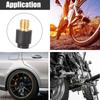 X AUTOHAUX Tube Tire Valve Connection Pipe Flexible Copper Rubber Air Chuck Inflator Compressor