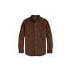 Polo FW22 Solid Corduroy Рубашка с длинным рукавом Мужские рубашки Темно-коричневый 16822544-200