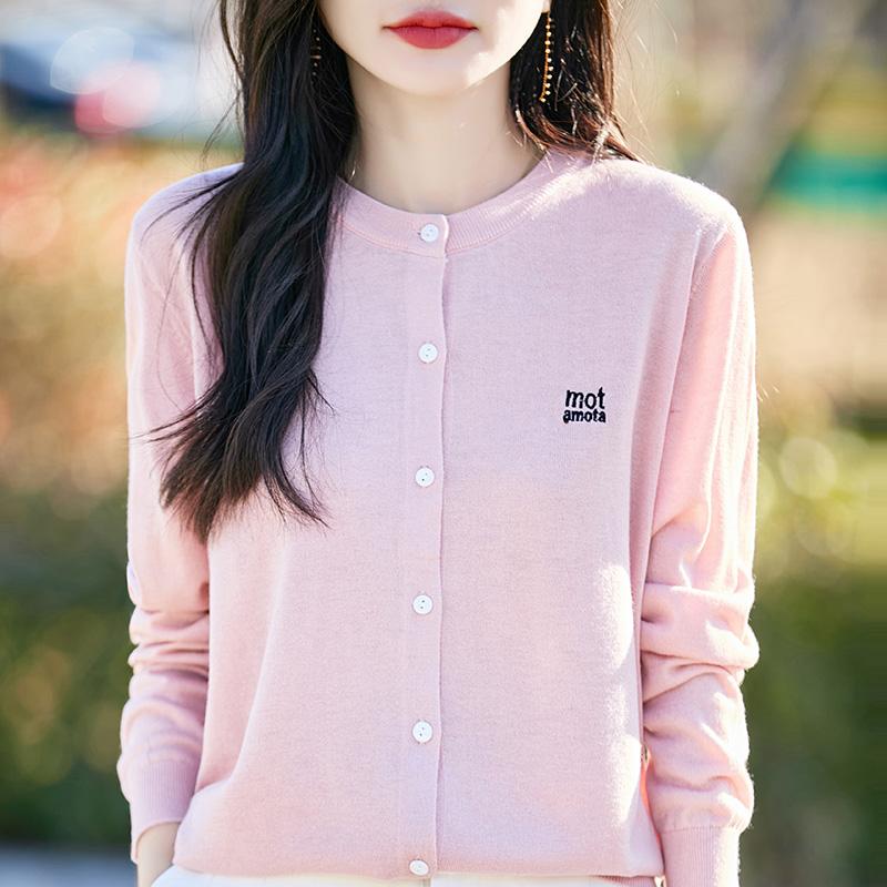 Женский легкий кардиган из 50% шерсти и 50% шелка Mulberry — универсальный трикотаж на все 4 сезона для комфорта и стиля в любое время года