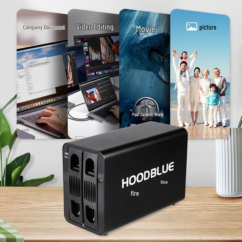 Hoodblue DS2031 Dual-Bay USB 3.1 RAID Enclosure