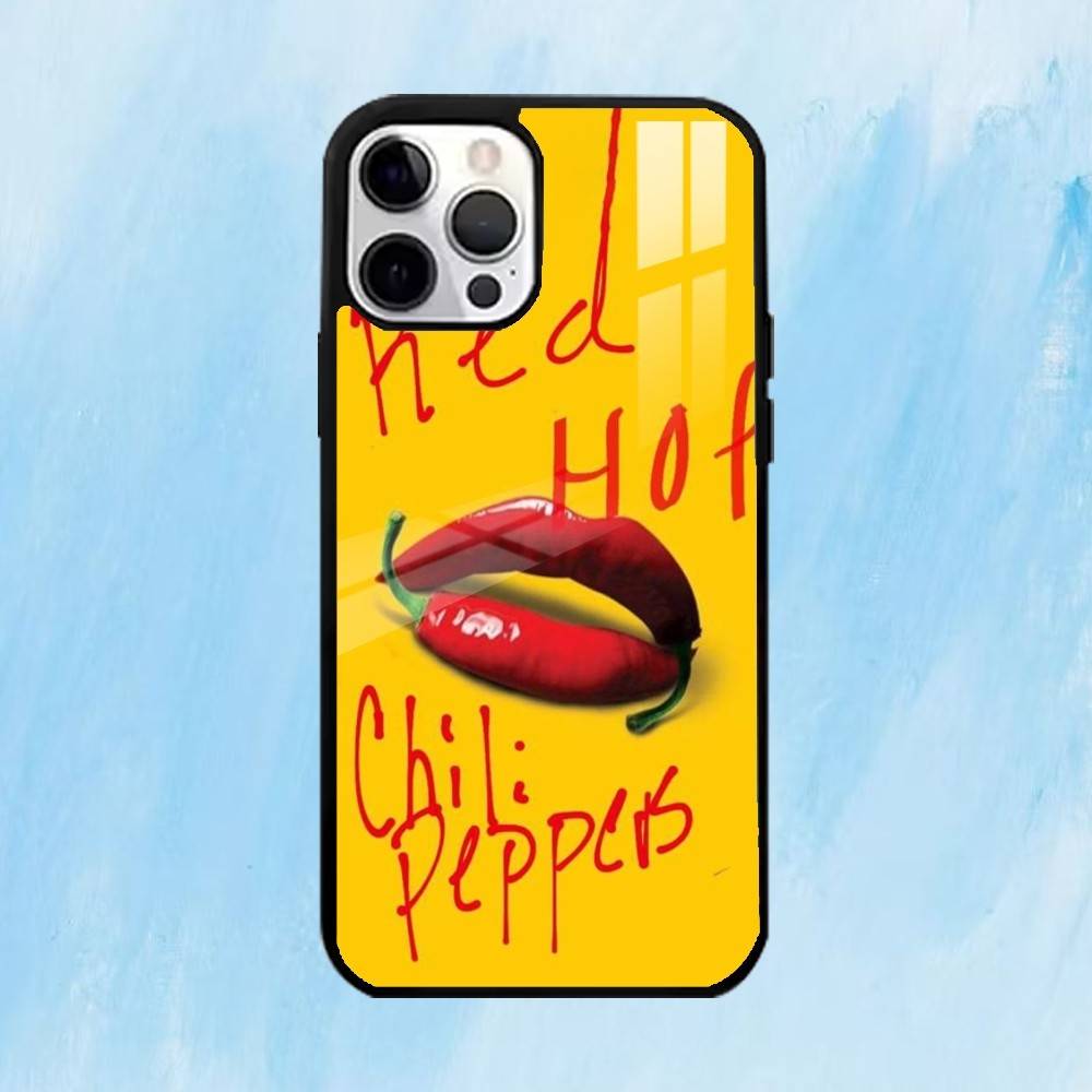 R-Red H-Hot Chili PeppersS RHCP Чехол для телефона For iPhone17,16,15,14,13,12,11 Plus,Pro Max Магнитный Для Magsafe Беспроводной Зарядки