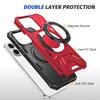 For iPhone 15 Pro Case Anti-fall TPU+PC Phone Cover with Metal Bracket