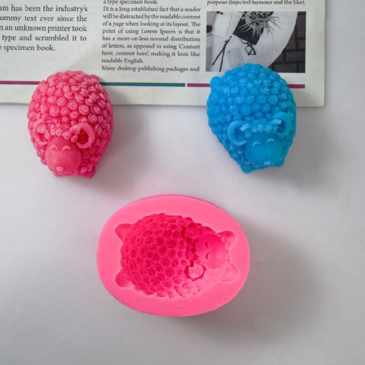 Милая-Овечка Свеча Силиконовая Форма DIY Изготовление Мыла Гипс-Смола Поделка Праздник