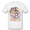 Милая Аниме Мужская Футболка Aqours Love Live Sunshine Lovelive Удобная Печать Футболка Футболки Повседневная Футболка с Круглым Вырезом