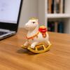 with Blessing Word Year of The Horse Zodiac Ornament Mini Horse Mascot Statue  Study
