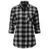 Dioufond Women Plaid Flannel Shirt Long Sleeve Flannel Plaid Tops