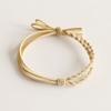 Hand-Woven Bow Head Rope Female Simple Temperament Elegant Hair Tie Gift For Girlfriends