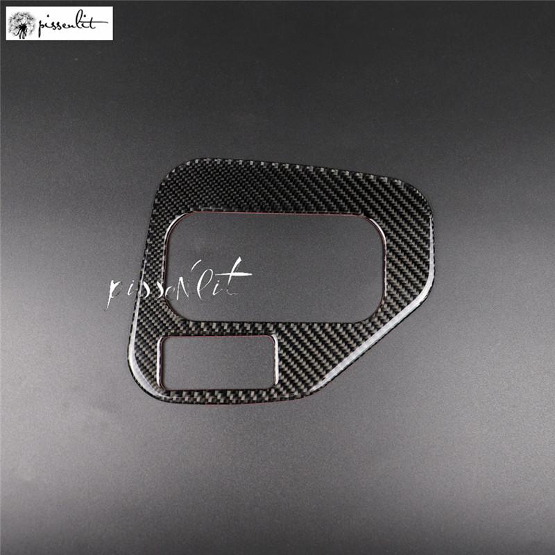 Накладка на рамку рычага переключения передач из углеродного волокна для BMW E39 с левым рулем, наклейки для стайлинга автомобиля