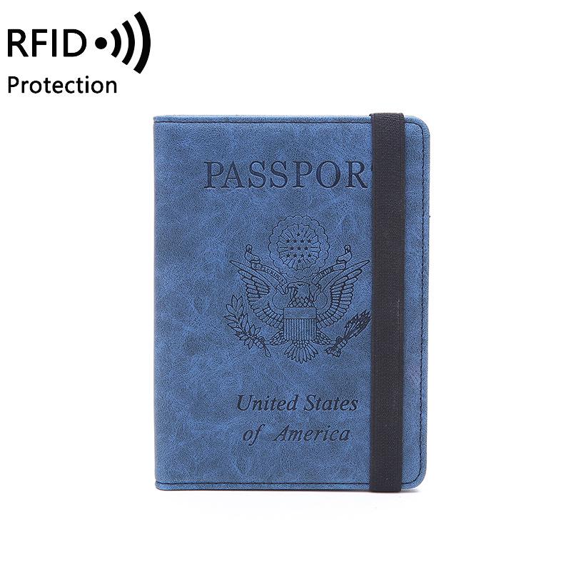 Держатель для RFID-паспорта: Многофункциональный кошелек для путешествий для защиты билетов, карт и документов
