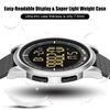 GOLDEN HOUR Minimalist Metal Sports Waterproof Digital Wide Viewing Angle Rubber Unisex Watch Men's Watch, Ultra-Thin Design, Case, Watch, Display,