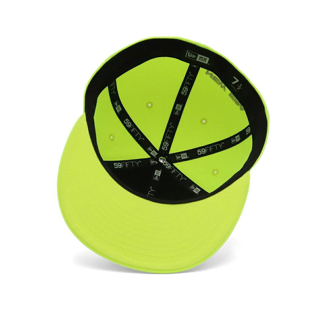 Кепка New Era 59FIFTY 14699758 NER36C8548 Прямой Желтый 7 Рукописный Металлический Логотип Эксклюзивная Кепка ONSPOTZ 5950 Прямой Плоский Козырек Унисекс Летняя Солнцезащитная