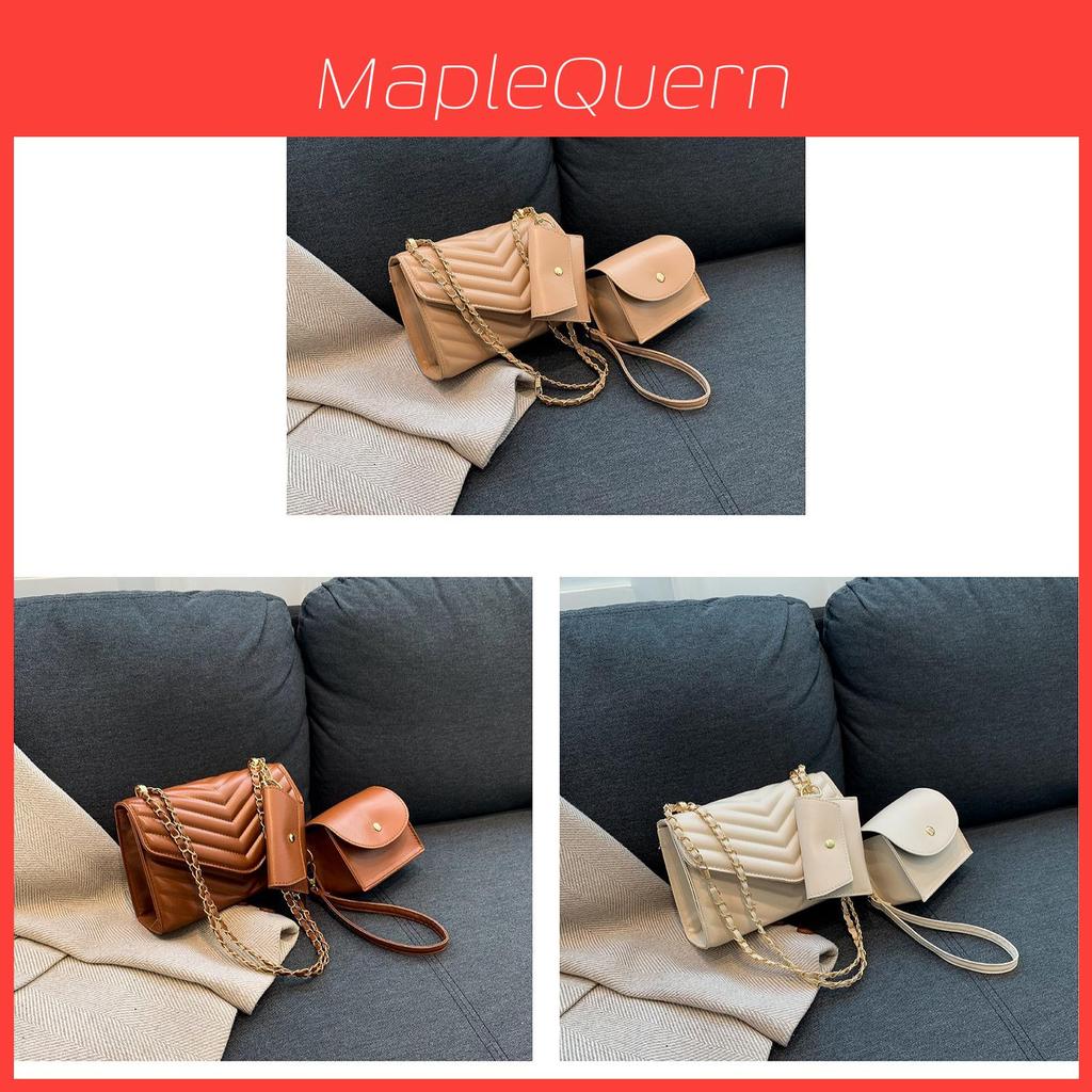 Small Pu Crossbody Bag With Stitching For Daily Street Style Women