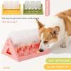 Anxiety Relief Slow Feeder Bowl Interactive Puzzle Toy for Boredom Control Dogs Cats Non Slip Anti Gulping Design Easy Clean