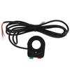 2 in 1 Motorcycle Horn Headlight Switch Bicycle Headlights Horn Turn On Off Switch Button for Scooter Electric Bike
