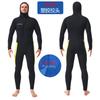 Men Women 3/5/7mm Neoprene Wetsuit Hooded Scuba Diving Snorkeling Surfing Warm Swimsuit