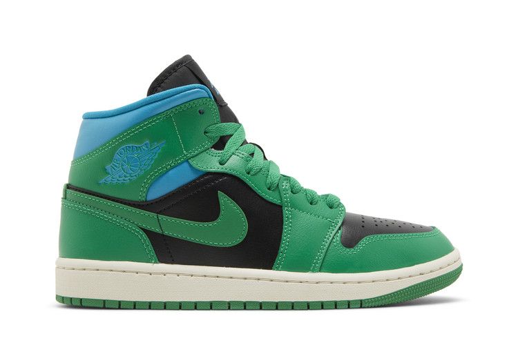 Wmns Air Jordan 1 Mid 'Lucky Green Aquatone'
