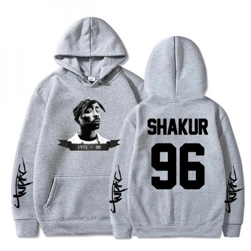 Cartoon Anime Couple Hooded Sweater European Size Printed Sweater 2Pac Hoodie