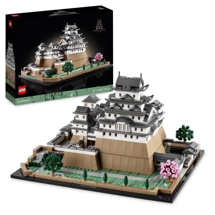 LEGO Architecture 21060 Le Château d'Himeji, Kit de Construction de Maquettes pour Adultes Fans de la Culture Japonaise