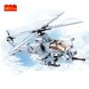 Military Series World War Air Force Armored Forces AH-1Z Viper Aircraft DIY Model Building Blocks Bricks Toys Gifts