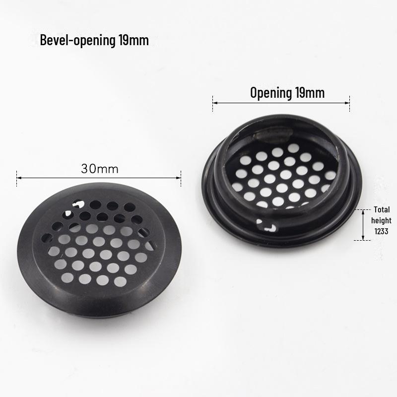 Sukop утолщенная круглая вентиляционная крышка из нержавеющей стали для гардероба и обувных шкафов