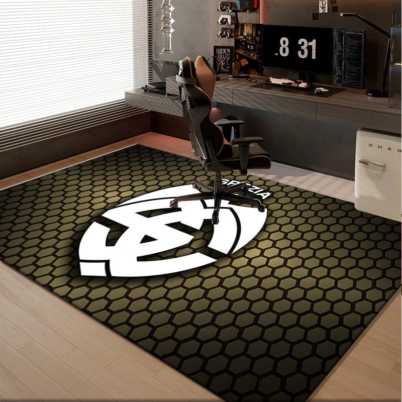 1PC rug Spezia Fc Crest Design Carpet, Chair Rug,Area Rug for Office Bedroom living rooms bedroom, Doormat decor Christmas fan gifts