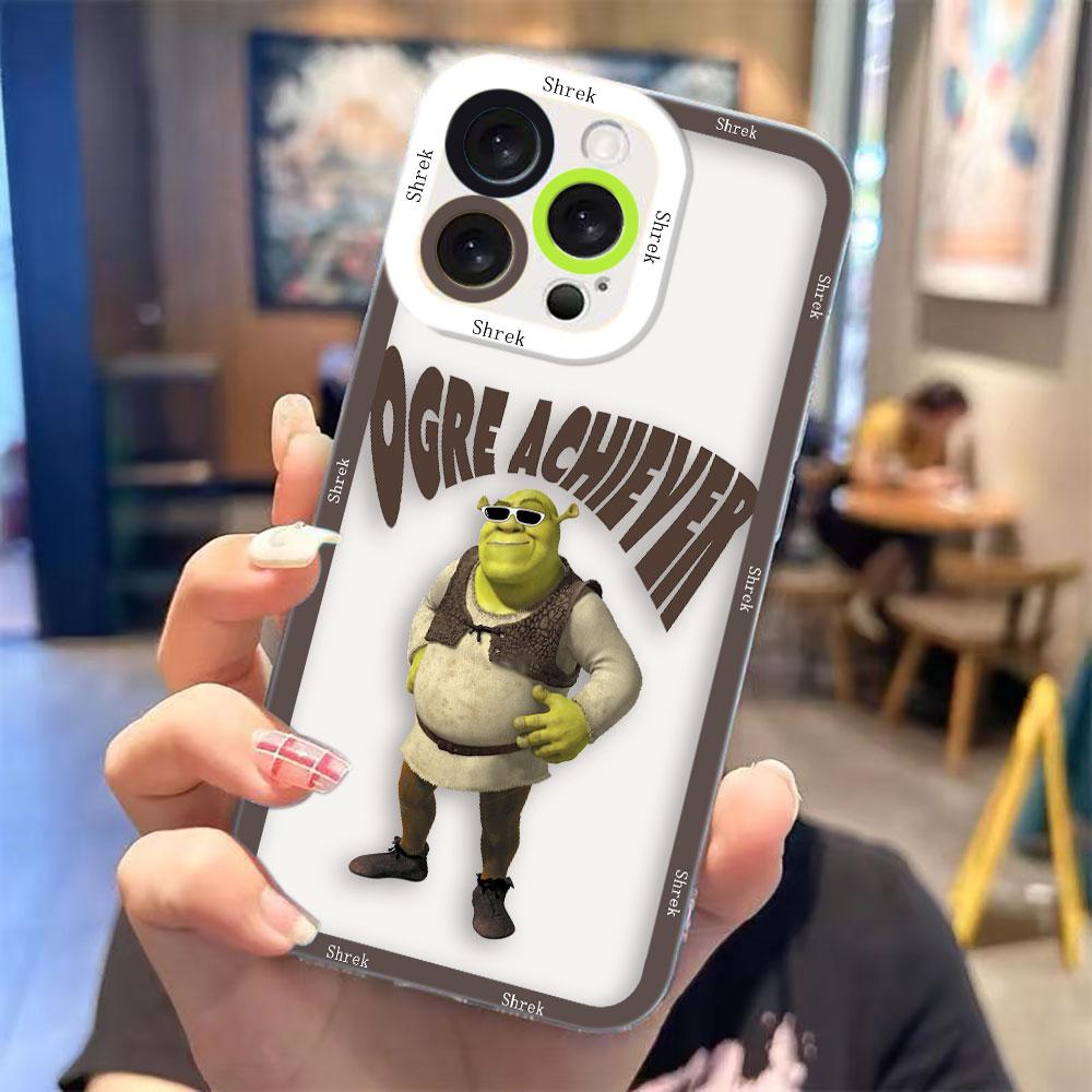 Смешной Чехол Для Телефона S-Shrek Третий Прозрачный Для Samsung A03S A03 A04 A05 A05S A06 A7 A12 A13 A14 A15 A16 NOTE 10 20 ULTRA Чехол