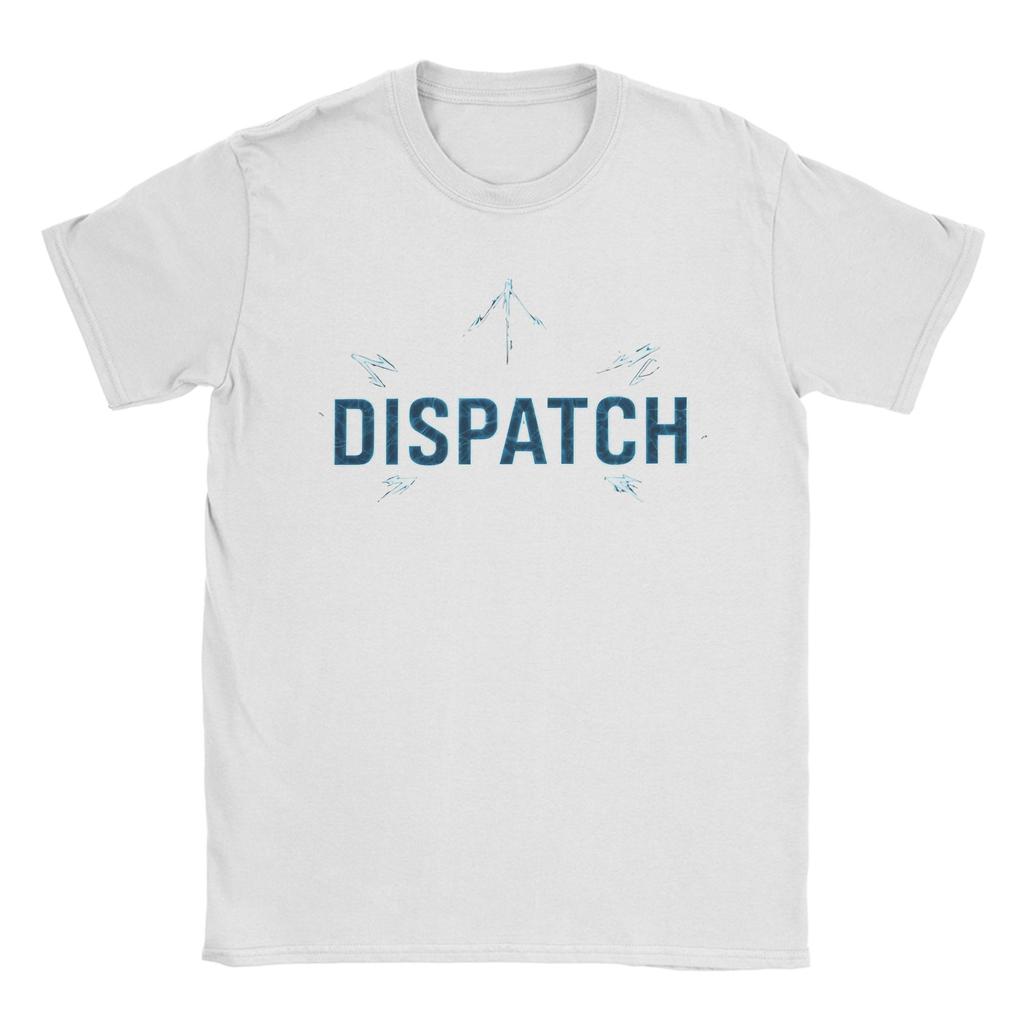 Dispatch game Logo Men's T Shirt  Funny Tees Short Sleeve Round Collar T-Shirt Pure Cotton Graphic Clothes