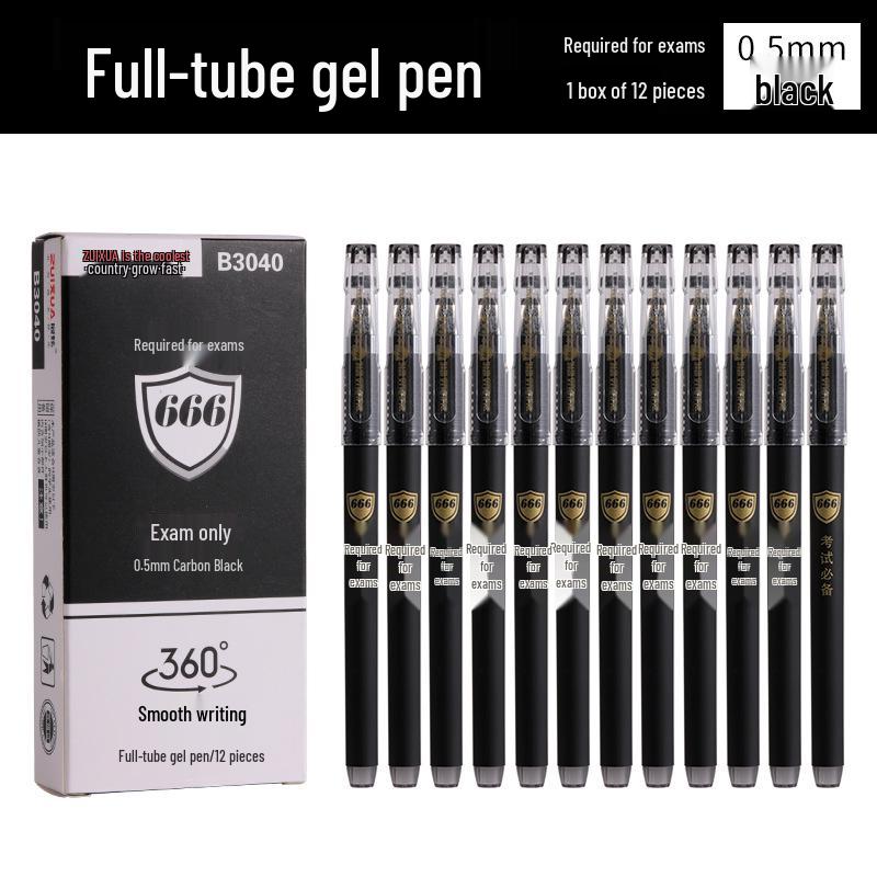 Учительский офис Ручка игольчатая большой вместимости - Черная и красная