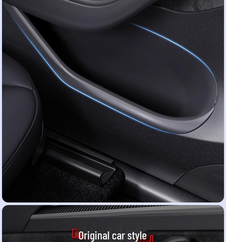Tesla Model 3/Y Refreshed Door Slot Full Coverage Storage Box & Mat Accessories