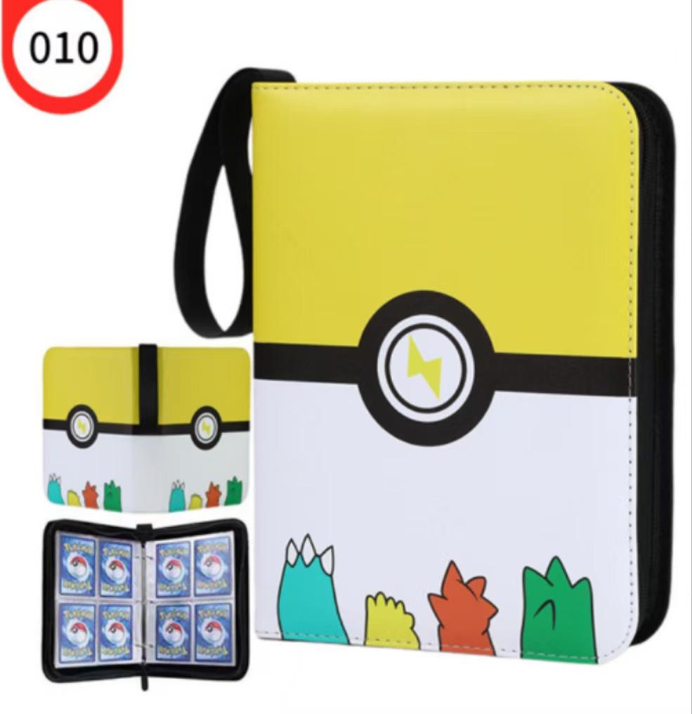 Pokémon Card Collection Book: 4-Grid & 9-Grid PU Game Album