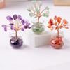Handmade Natural Aventurine Bonsai Feng Shui Decor Gemstone Healing Tree Small Crystal Trees  Women