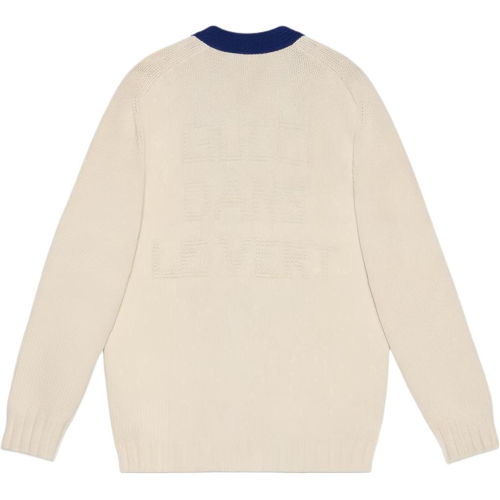 GUCCI SS23 Sweater Men's Ivory White 724933-XKCW6-9254