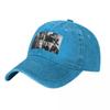 Black And White Mason Thames Collage Baseball Caps Snapback Denim Fabric Hats Casquette Sports Baseball Cowboy Hat for Unisex