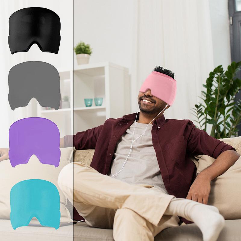 Повязка на голову Тепло Лед Облегчение Мигрени Гелевая Охлаждающая Повязка для Головы Терапия Облегчение Головной Боли