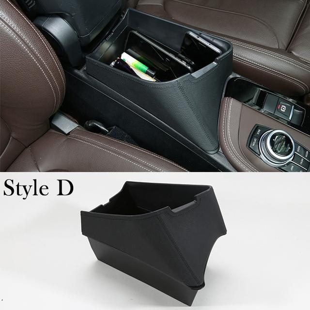 Car Central Armrest Storage Box Container Holder Tray For BMW X1 F48 2016- X2 F47 2018- Car Accessories Left Hand Drive