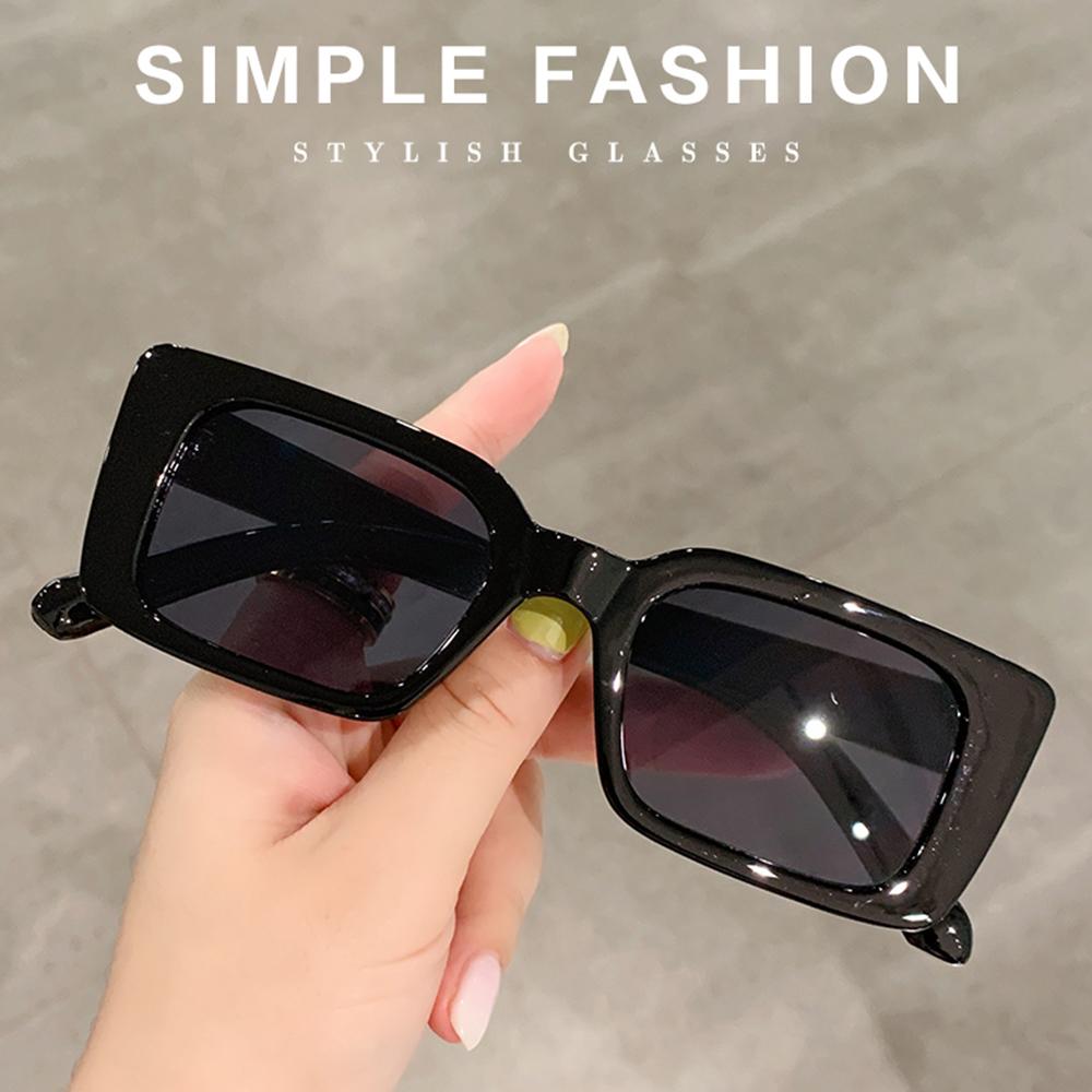 UV400 Gradient Beach/Travel Square Sunglasses Shades Leopard Sun Glasses Rectangle