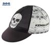 KEMALOCE Men Cycling Cap Anti-UV Summer Quick Dry White/Black Outdoor Breathable Bike Cap