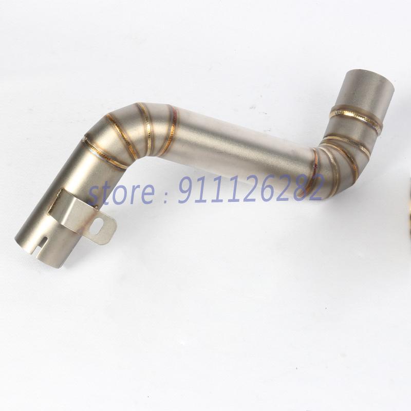 Slip On For KTM DUKE 200 390 RC125 2013 2014 2015 2016 Motorcycle Exhaust Escape System Modified Muffler 51mm Middle Link Pipe