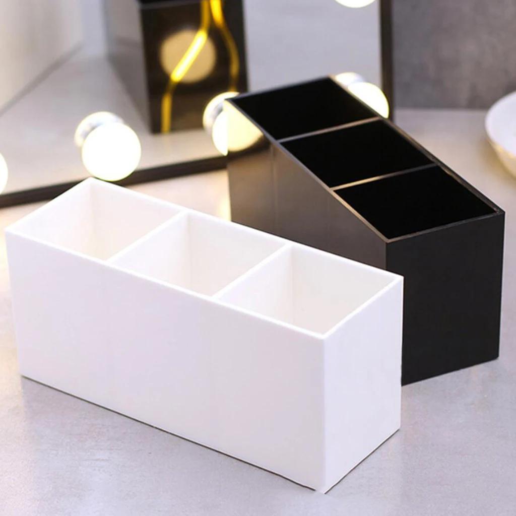 Table Acrylic Makeup Nail Art Brush Holder Cosmetics Storage Box Organizer Case Bag Brushes Organizer Make Up Tools Home Storage