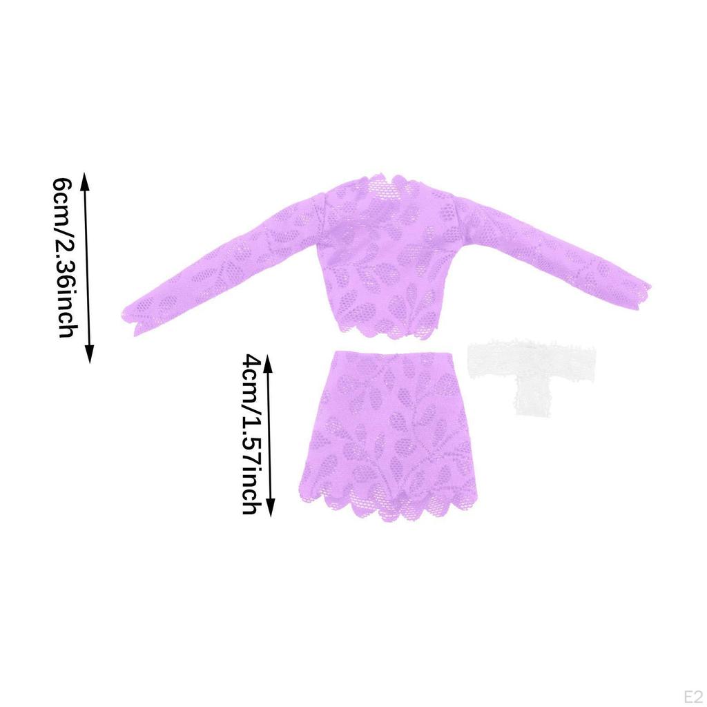 3 1/6 Масштаб и юбка в ручную кукольную стринги миниатюрная одежда