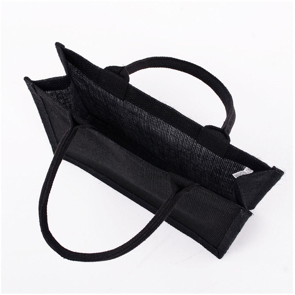 Джутовые сумки-тоут, сумка из мешковины с мягкой ручкой для женщин, сумка-органайзер для покупок